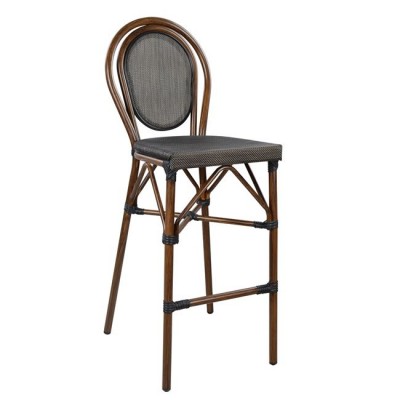 ΣΚΑΜΠΟ ΑΛΟΥΜΙΝΙΟΥ AZARIA HM5059 BAMBOO LOOK ΚΑΦΕ ΜΕ TEXTLINE 44x52x115Υεκ