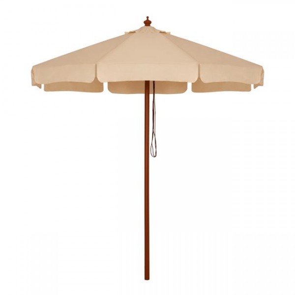 ΟΜΠΡΕΛΑ ΕΠΑΓΓΕΛΜΑΤΙΚΗ WALLER Φ2.30X2,50Y ΜΕ ΞΥΛΙΝΟ ΣΚΕΛΕΤΟ HM6021 ΜΠΕΖ