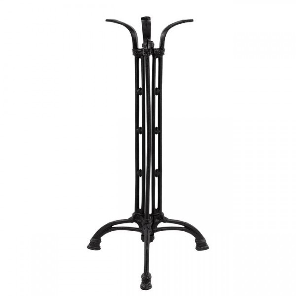 ΒΑΣΗ BAR ΑΠΟ ΜΑΝΤΕΜΙ HM446 3ΝΥΧΗ ΣΕ ΜΑΥΡΟ ΧΡΩΜΑ 50X50X105