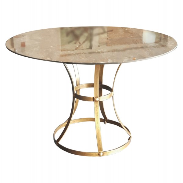 ΒΑΣΗ ΧΡΥΣΗ ΜΕΤΑΛΛΙΚΗ TS897/904 Φ80x73 ΓΙΑ ΕΠΙΦΑΝΕΙΑ Φ120