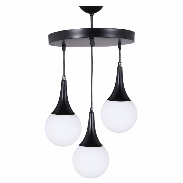 ΦΩΤΙΣΤΙΚΟ ΟΡΟΦΗΣ 3ΦΩΤΟ ΜΑΥΡΟ HM7516.01 30x75 εκ.