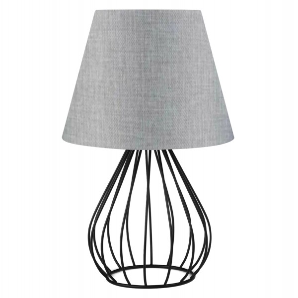 ΦΩΤΙΣΤΙΚΟ ΕΠΙΤΡΑΠΕΖΙΟ ΜΕΤΑΛΛΙΚΟ ΜΑΥΡΟ - ΑΣΗΜΙ HM7604.02