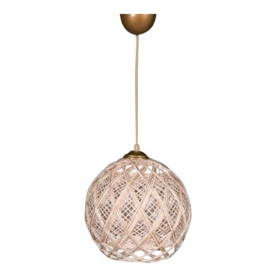 ΦΩΤΙΣΤΙΚΟ ΟΡΟΦΗΣ ΕΣΩΤΕΡΙΚΟΥ ΧΩΡΟΥ ΚΡΕΜΑΣΤΟ ΑΠΟ ΣΧΟΙΝΙ ΕΚΡΟΥ HM7644.02 22x18x20Y εκ.