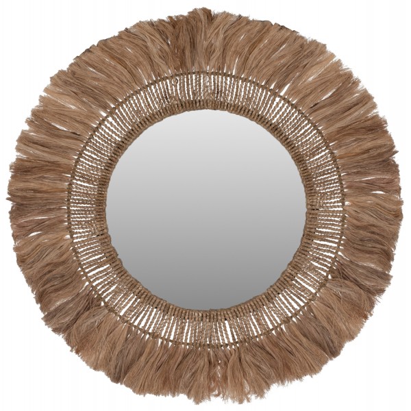 ΚΑΘΡΕΠΤΗΣ ΤΟΙΧΟΥ ΣΤΡΟΓΓΥΛΟΣ ΜΕ ΙΝΕΣ ΑΜΠΑΚΑ ΣΕ ΧΡΩΜΑ ΦΥΣΙΚΟ 90x4x90Υεκ.HM7736