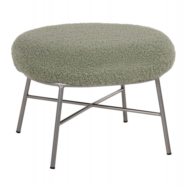 ΣΚΑΜΠΟ ΥΠΟΠΟΔΙΟ TRUDI HM8640.27 ΜΠΟΥΚΛΕ ΦΥΣΤΙΚΙ ΜΕ ΑΣΗΜΙ ΒΑΣΗ 56x47x40Υ εκ.