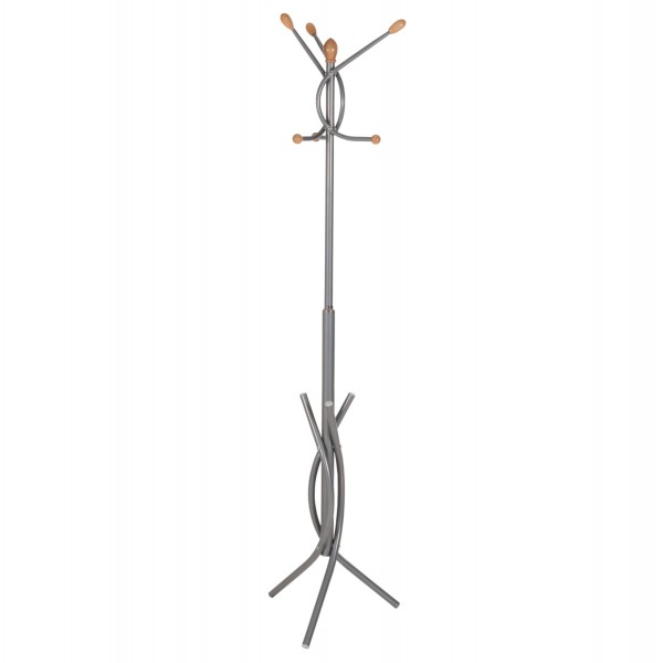 ΚΑΛΟΓΕΡΟΣ ΜΕΤΑΛΛΙΚΟΣ HM9575.40 ΣΕ ΑΣΗΜΙ ΧΡΩΜΑ-7 ΣΗΜΕΙΑ ΚΡΕΜΑΣΗΣ 41x41x176Y εκ.