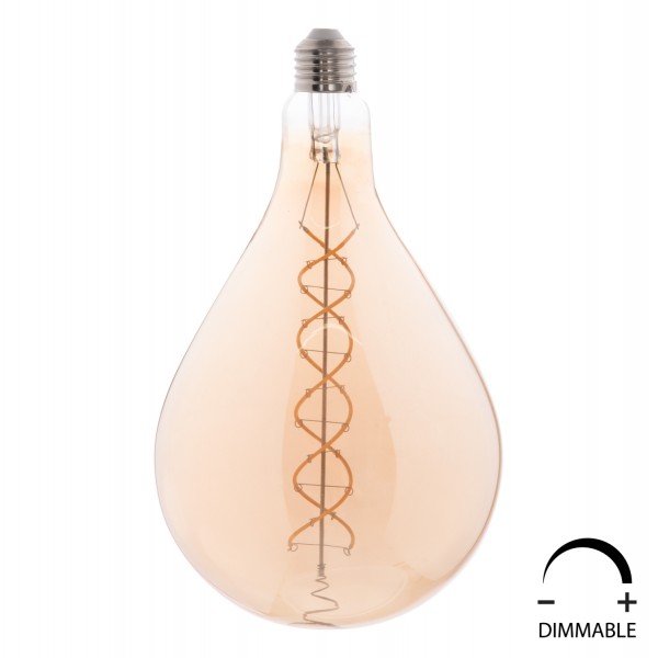 ΛΑΜΠΤΗΡΑΣ LED FILAMENT 8W E27 3000K TEA COLOR DIMMABLE HM4052.02