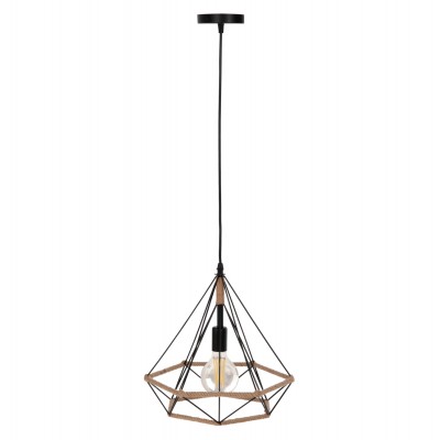 ΦΩΤΙΣΤΙΚΟ ΟΡΟΦΗΣ ΚΡΕΜΑΣΤΟ HM4062 ΜΕΤΑΛΛΟ ΜΑΥΡΟ-ΣΧΟΙΝΙ 33x37x128Υεκ.