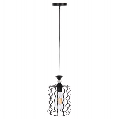 ΦΩΤΙΣΤΙΚΟ ΟΡΟΦΗΣ ΚΡΕΜΑΣΤΟ HM4088 ΜΑΥΡΟ ΜΕΤΑΛΛΙΚΟ ΚΑΠΕΛΟ Φ17x130Υεκ.