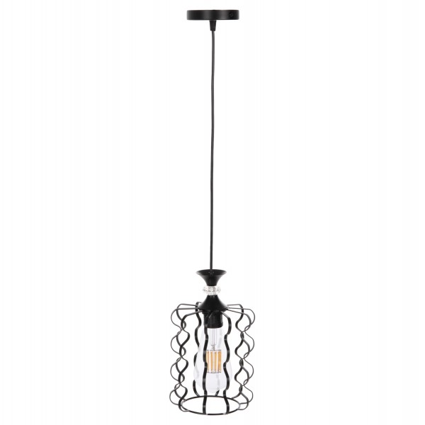 ΦΩΤΙΣΤΙΚΟ ΟΡΟΦΗΣ ΚΡΕΜΑΣΤΟ HM4088 ΜΑΥΡΟ ΜΕΤΑΛΛΙΚΟ ΚΑΠΕΛΟ Φ17x130Υεκ.