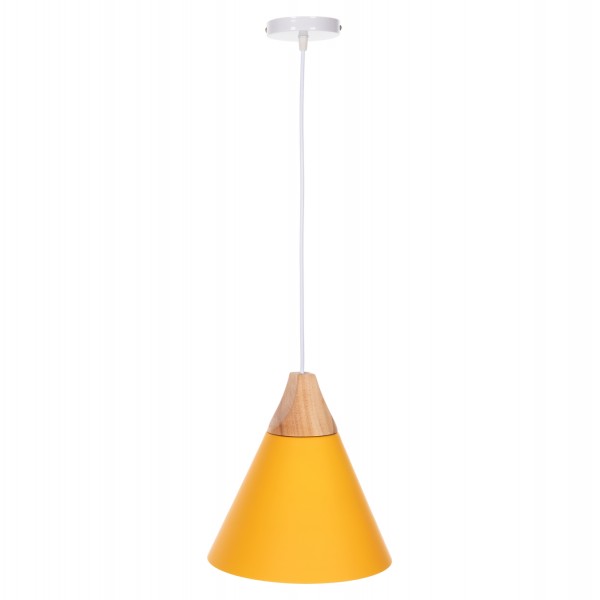 ΦΩΤΙΣΤΙΚΟ ΟΡΟΦΗΣ ΚΡΕΜΑΣΤΟ HM4151 ΚΙΤΡΙΝΟ ΜΕΤΑΛΛΙΚΟ ΚΑΠΕΛΟ Φ21,5x115Υ εκ.