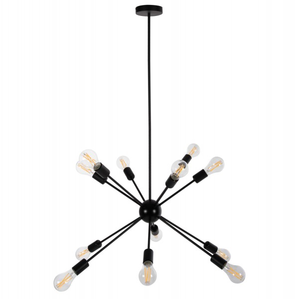 ΦΩΤΙΣΤΙΚΟ ΟΡΟΦΗΣ ΚΡΕΜΑΣΤΟ ΠΟΛΥΦΩΤΟ HM4173 ΜΕΤΑΛΛΟ ΜΑΥΡΟ Φ85x115Υεκ.