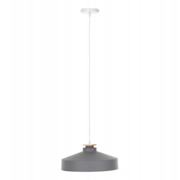 ΦΩΤΙΣΤΙΚΟ ΟΡΟΦΗΣ ΚΡΕΜΑΣΤΟ HM4159.03 ΓΚΡΙ ΜΕΤΑΛΛΙΚΟ ΚΑΠΕΛΟ Φ40x116Υεκ