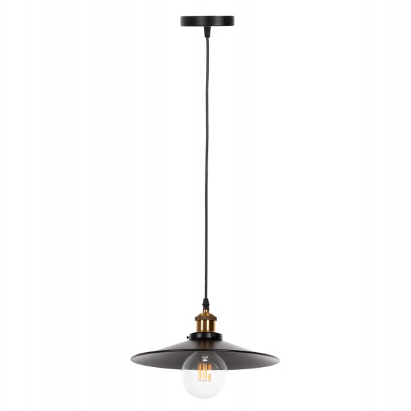 ΦΩΤΙΣΤΙΚΟ ΟΡΟΦΗΣ ΚΡΕΜΑΣΤΟ HM4162 ΜΑΥΡΟ ΜΕΤΑΛΛΟ-ΧΡΥΣΗ ΛΕΠΤΟΜΕΡΕΙΑ Φ30x109Υεκ