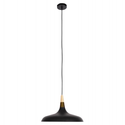 ΦΩΤΙΣΤΙΚΟ ΟΡΟΦΗΣ ΚΡΕΜΑΣΤΟ HM4080 ΜΑΥΡΟ ΜΕΤΑΛΛΟ-ΞΥΛΙΝΗ ΛΕΠΤΟΜΕΡΕΙΑ 35x35x112Υεκ