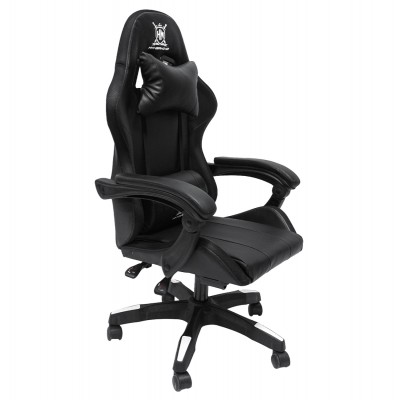 ΠΟΛΥΘΡΟΝΑ GAMING DARREN HM1203.04 ΜΑΥΡΟ-ΛΕΥΚΟ PVC & NYLON 58.5x100x120Υεκ.