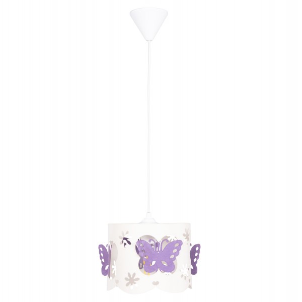 ΦΩΤΙΣΤΙΚΟ ΟΡΟΦΗΣ ΠΑΙΔΙΚΟ LEPTIR HM4705.02 ΜΕΤΑΛΛΙΚΟ ΜΩΒ-ΛΕΥΚΟ Φ23x70Υεκ.