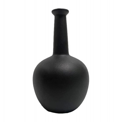 ΕΠΙΤΡΑΠΕΖΙΟ ΚΕΡΑΜΙΚΟ ΔΙΑΚΟΣΜΗΤΙΚΟ ELENDIL HM4593.02 ΜΑΥΡΟ ΜΑΤ 14,5x25Υεκ