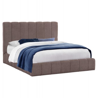 ΚΡΕΒΑΤΙ REMO ΜΕ ΑΠΟΘΗΚΕΥΤΙΚΟ ΧΩΡΟ HM719.22 ΥΦΑΣΜΑ ΜΠΟΥΚΛΕ ΓΚΡΙ-ΓΙΑ ΣΤΡΩΜΑ 160x200εκ