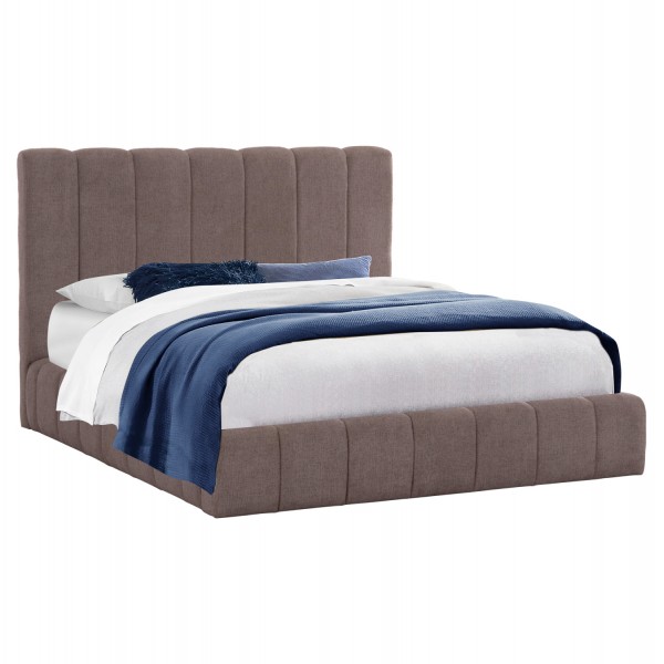 ΚΡΕΒΑΤΙ REMO ΜΕ ΑΠΟΘΗΚΕΥΤΙΚΟ ΧΩΡΟ HM719.22 ΥΦΑΣΜΑ ΜΠΟΥΚΛΕ ΓΚΡΙ-ΓΙΑ ΣΤΡΩΜΑ 160x200εκ