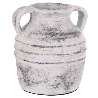 ΔΙΑΚΟΣΜΗΤΙΚΟ ΕΠΙΤΡΑΠΕΖΙΟ ΒΑΖΟ VERMO HM4398 ΤΕΡΑΚΟΤΑ ΣΕ ΑΝΟΙΧΤΟ ΓΚΡΙ Φ21x22Υεκ.