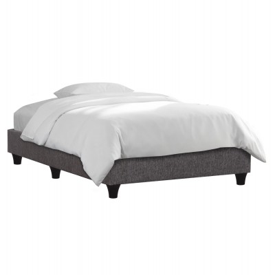 ΚΡΕΒΑΤΙ-ΥΠΟΣΤΡΩΜΑ SIGGY HM722.10 ΧΩΡΙΣ ΑΠΟΘ.ΧΩΡΟ--ΓΚΡΙ ΥΦΑΣΜΑ--ΓΙΑ 90Χ200εκ.